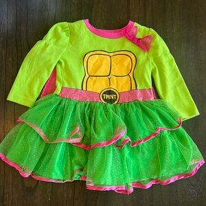 Pink Ninja Turtle little girls 18 M costume